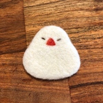 再販＊ふんわり文鳥(おねむ)