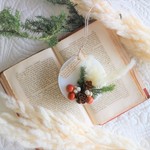 【先着１５名ミニおまけ付き】ナチュラルカラーのクリスマス☆アロマワックスサシェ