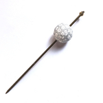  ちりめんボールのかんざし