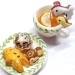 にわとりさんとひよこさんのお菓子セット(ミニチュアスイーツ)