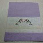 薔薇のフラットポーチ