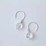 silver*クリスタルピアス
