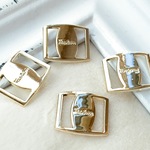 190▪️小▪️金属製 リボンセンターパーツ▪️リボンバックル▪️4個セット