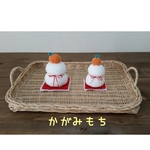 【２サイズから選べます】♪ぷっくり小さな鏡餅♪**受注製作**