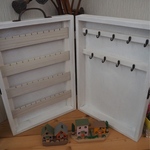 ※　　BOXタイプピアス＆アクセサリースタンド　※　　受注製作作品
