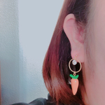 にんじんのピアス