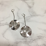 シルバー×クリアピアス