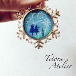 りやん様専用クリスマスのスノウストラップ