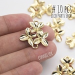 10個 ＊ ３Flower connector 
