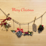 *☆*クリスマス&ウィンター ガーランド ナチュラル雑貨