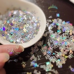 新作　極薄レジン 封入素材345#シルバー　レジン液   ネイル　 ホログラム