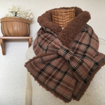 リボンが可愛いふわもこマフラー ティペット