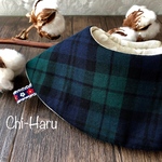 ＊ふんわり＊maruスタイ＊＊タータンチェック×ベージュドット＊＊