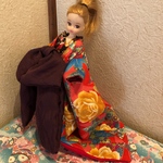 リカちゃん  花魁風着物  打ち掛け