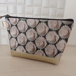 SALE!リバティビニコ×レザーのポーチ＊ピーコックス