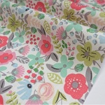 【再入荷 】カットクロス｜55×50cm｜アールグレイフラワー｜花柄｜デコレクションズ｜コットン｜生地｜布