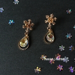 【再販2】雪の雫ピアス