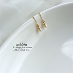 new!!2018【noblehi】mini pearl ピアス/ノンホールイヤリング＊受注製作＊
