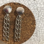 シルバーチェーンピアス
