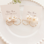 2way/ circle bouquetピアス/イヤリング