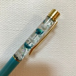 ハーバリウムボールペン  blue