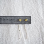 箒星のピアス（ゴールド）