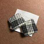 大ぶり＊チェックピアス