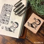 まんぷくまもるくん☆ラバースタンプ