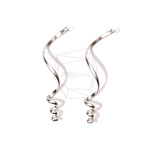 PDT-1574-MR【2個入り】ウェービーバーペンダント,Wavy Bar Pendant/15mm X 45mm
