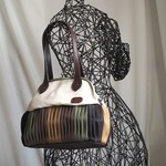 『受注製作』倉敷帆布&本革バルーンBag24K,GG,BR,DB №82