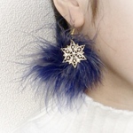 P05.ブルーミックスファーピアス