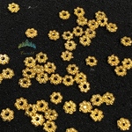【400個】4mm  475#ゴールド  メタルビーズ スペーサー
