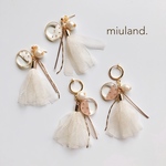 Dot Ball Tulle Tassel【ピアス/イヤリング】
