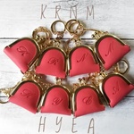 ☆SALE❣☆イニシャル[A]刻印 miniがま口 キーホルダー