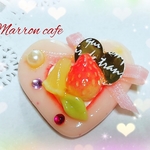 ハート型♥いちごみるくロールケーキ