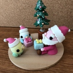 サンタさんとピーちゃんのほっこりクリスマス