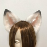 【オーダー品】控えめな灰色塗装のお狐尻尾