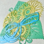 切り絵キット2018.08「ひまわり」