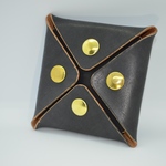 4ホックコインケース (ブラック)