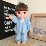 メルちゃん、ソランちゃんの服＊パジャマ&ヘアバンドセット