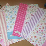 【ako-mu 様 ご依頼分】ランチマット５柄セット　40×40ｃｍ　５枚セット🍰女の子