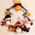 doraemon様専用  わいわい クリスマスリース（サンタうさぎ）