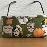ちょっとメガネケース メガネ入れ    ファニーフェイス モスグリーン