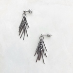 hérisson イヤリング  ピアス  ノンホールピアス ハンドメイド アクセサリー ファッション  handmade simple シンプル  ナチュラル シルバー  