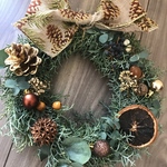 [コピー] クリスマス リース作りたて！