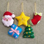 クリスマスオーナメント５個④