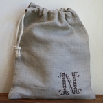 アンティークスタイル　オーダーメイド 刺繍　ポーチ