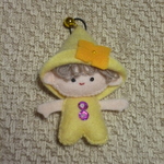 とんがり帽子の小人オーナメント・イエロー