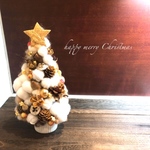 Xmas◇クリスマスツリー◇木ノ実ゴールドスノー