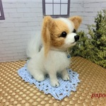 パピヨンのチャーム付き